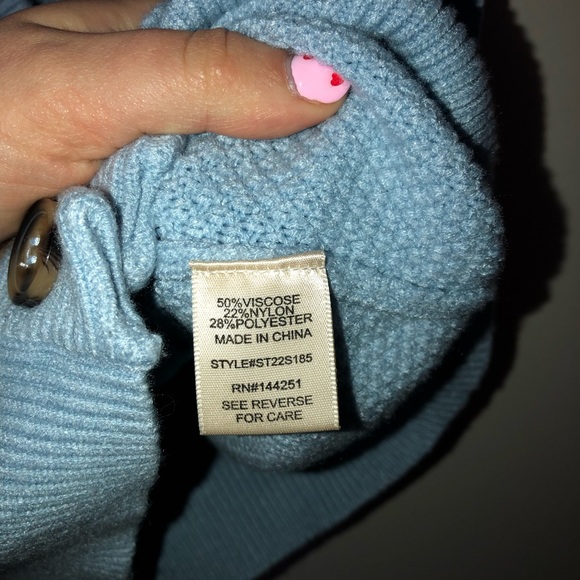 Sincerely Jules Cropped Baby Blue Sweater Vest - Picture 3 of 4